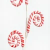 Decorator's Warehouse 29” Striped Spiral Peppermint Spray > Peppermint|Christmas Sprays