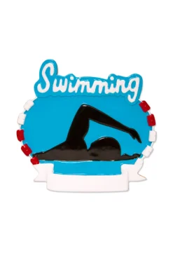 Decorator's Warehouse 3" Swimming Customizable Ornament > Christmas Ornaments|Christmas Decor