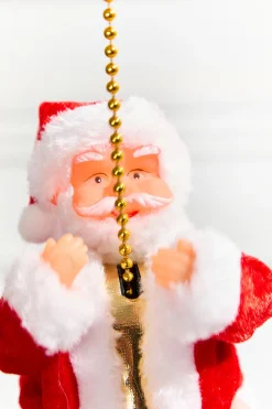 Decorator's Warehouse 43" Tall Climbing Santa on Rope > Santas & Angels|Christmas Decor