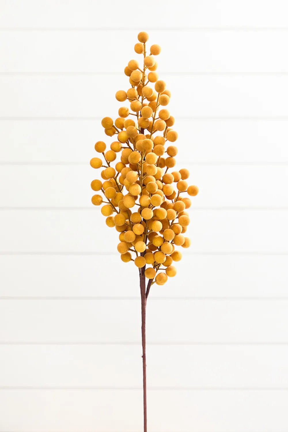Decorator's Warehouse 33" Tan Flocked Berry Spray > Fall Decor|Fall Decor