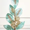 Decorator's Warehouse 25.5" Teal Velvet Berry Spray > Christmas Decor|2026 New Additions