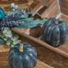 Decorator's Warehouse Teal Weathered Pumpkin > Fall Decor|Fall Decor