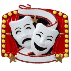 Decorator's Warehouse 3" Theater Customizable Ornament > Christmas Ornaments|Christmas Decor
