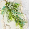 Decorator's Warehouse 26" Thistle/Mixed Leaf Swag > Spring Greenery|Christmas Decor