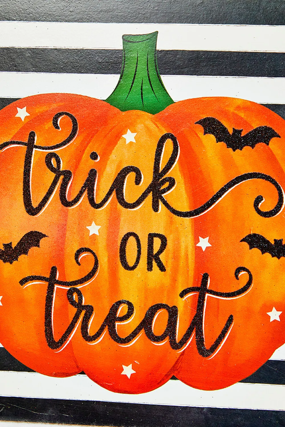 Decorator's Warehouse 10" Trick or Treat Glitter Sign > Halloween|Halloween