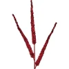 Decorator's Warehouse 34” Triple Glitter Sequin Christmas Spray - Red > Nutcracker|Christmas Sprays