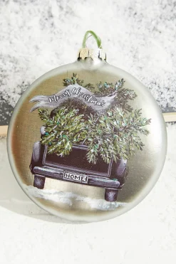 Decorator's Warehouse 4.5" Truck with Tree Christmas Ornament > Christmas Ornaments|Farmhouse