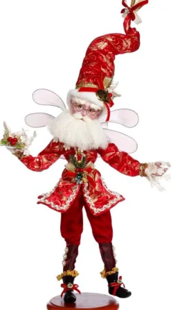 Decorator's Warehouse 23" 2 Turtle Doves Fairy On Base - Mark Roberts > Mark Roberts