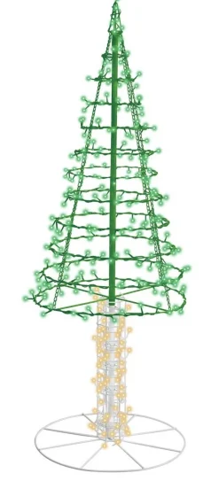 Decorator's Warehouse 5' Twinkling Starry Alpine Tree - Green/Warm White 310 Lights > Outdoor Lighting|Lit Signs