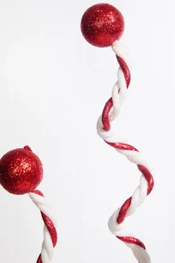 Decorator's Warehouse 28" Twist Ball Spray > Christmas Sprays|Christmas Decor