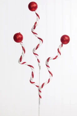 Decorator's Warehouse 28" Twist Ball Spray > Christmas Sprays|Christmas Decor