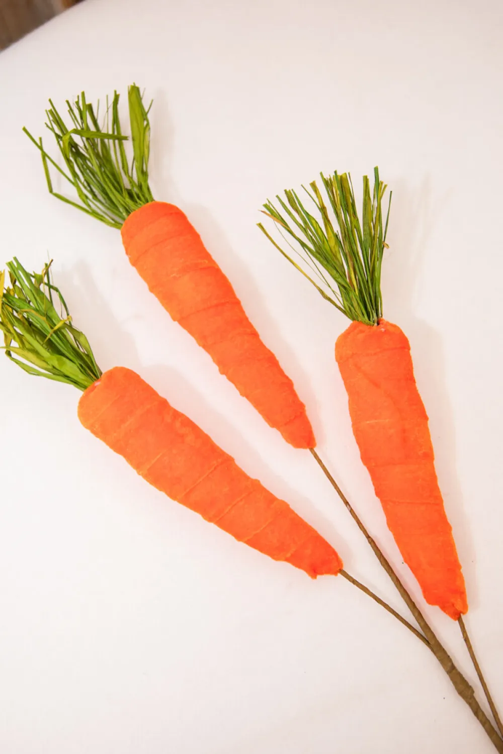 Decorator's Warehouse 29" Velvet Carrot Spray > Easter Decor|Easter Decor