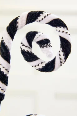 Decorator's Warehouse 27" Velvet Stripe Spiral Curly Spray > Halloween|Halloween
