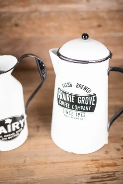 Decorator's Warehouse 14” Vintage Metal Pitcher > Christmas Sale|Christmas Decor