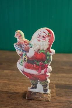 Decorator's Warehouse 14” Vintage Santa Standing > Traditional|Christmas Accents