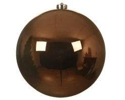 Decorator's Warehouse 5.5" Walnut Shatterproof Ornament > Small Shatterproof (Under 6")|Christmas Decor