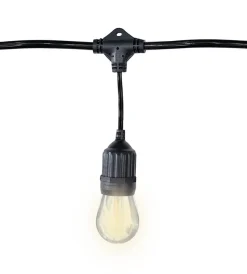 Decorator's Warehouse 48' Warm White Suspended Patio Light Set - S14 LED Bulbs Included > Outdoor Lighting