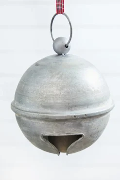 Decorator's Warehouse 6" Weathered Tin Jingle Bell Christmas Ornament > Christmas Decor|Believe