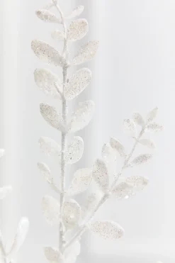 Decorator's Warehouse 30" White Glitter Eucalyptus Spray > White Christmas|2026 New Additions