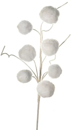 Decorator's Warehouse 24” White Snowball Spray > North Pole Party|Peppermint