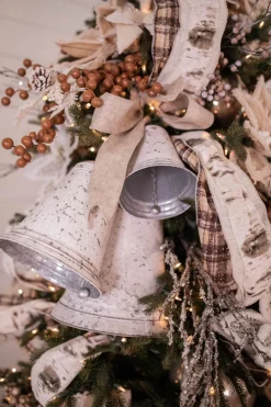 Decorator's Warehouse White Washed Bell - Large > Winter Woodland