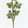 Decorator's Warehouse 21" Winter Apple Green Beaded Berry Spray > Christmas Sprays|Christmas Decor