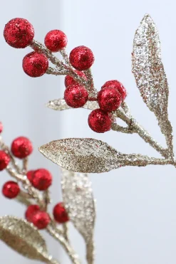 Decorator's Warehouse 32” Winter Berry Branch > Jewel Tones|Classic Christmas
