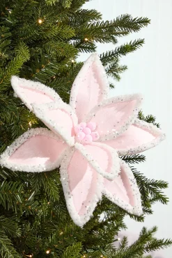 Decorator's Warehouse 22" Winter Freeze Poinsettia Stem > Christmas Decor|Valentine'S Decor