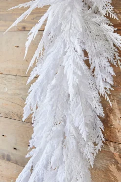 Decorator's Warehouse 48" Winter Snowy Cedar Garland > Real Touch Garlands|White Christmas