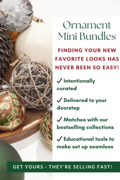 Decorator's Warehouse Winter Woodland Ornaments Mini Bundle > Christmas Decor|Christmas Ornaments