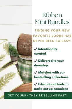Decorator's Warehouse Winter Woodland Ribbon Mini Bundle > Christmas Ribbon|Christmas Decor