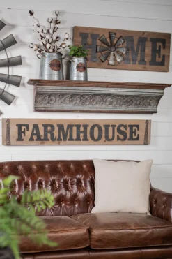 Decorator's Warehouse 31" Wood and Metal Windmill "Home" Sign > Christmas Sale