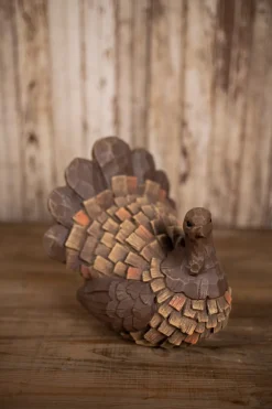 Decorator's Warehouse Wood Carved Turkey > Fall Decor|Fall Decor