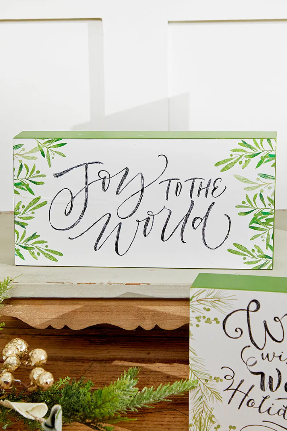 Decorator's Warehouse 9" Wooden Christmas Sign > Luxe Noel|Nativity Scene