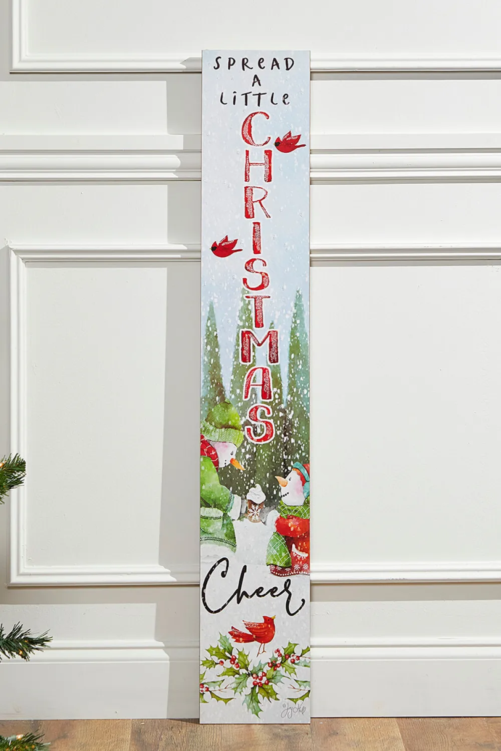 Decorator's Warehouse 42" Wood Holiday Porch Sign > Christmas Decor