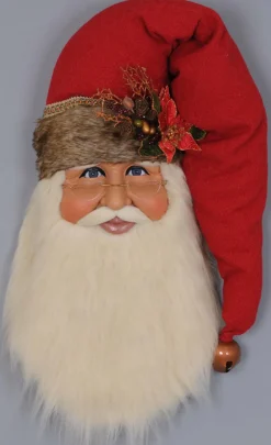 Decorator's Warehouse Woodland Santa Head > Karen Didion