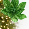Decorator's Warehouse 20" x 9.5" Bright Green Poinsettia Stem > Christmas Decor|Merry & Bright