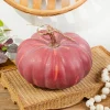 Decorator's Warehouse 9" x 5" Burgundy Latex Harvest Pumpkin with Vine > Fall Decor|Fall Decor