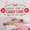 Decorator's Warehouse 8" x 17" Candy Cane Ornament > Peppermint