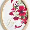 Decorator's Warehouse 12" x 16" Floral Wood Wall Decor > Jewel Tones|Christmas Accents