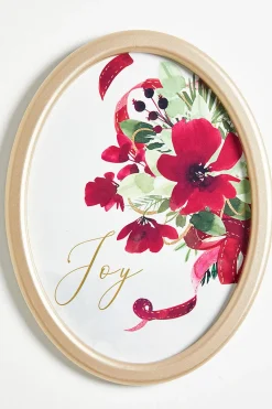 Decorator's Warehouse 12" x 16" Floral Wood Wall Decor > Jewel Tones|Christmas Accents