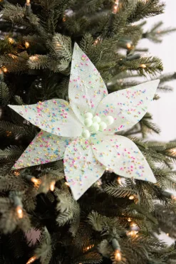 Decorator's Warehouse 24” x 12" Green Sprinkles Candy Poinsettia Stem > Kristin'S Picks|Santa'S Sweet Shoppe