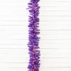Decorator's Warehouse 9' x 12" LED Purple Garland > Christmas Decor|Outdoor Lighting