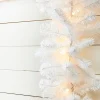 Decorator's Warehouse 9' x 12" LED White Crystal Spruce Garland > White Christmas|Christmas Decor