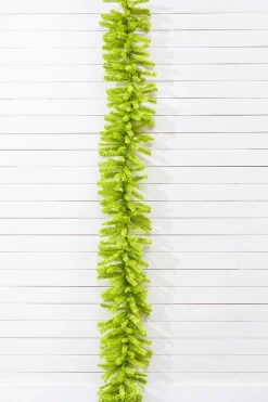 Decorator's Warehouse 9' x 14" Lime Green Garland > Christmas Decor|Outdoor Lighting
