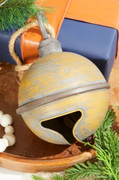 Decorator's Warehouse 10" x 7" Metal Jingle Ornament > Christmas Decor|Christmas Ornaments