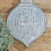 Decorator's Warehouse 14" x 20" Metal Most Wonderful Time Wall Piece > Winter Woodland