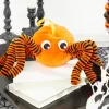 Decorator's Warehouse 5" x 15" Orange Faux Fur Spider > Halloween|Halloween
