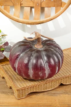 Decorator's Warehouse 9" x 5" Plum Harvest Pumpkin Vine > Fall Decor|Fall Decor