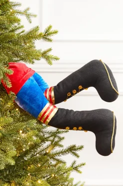 Decorator's Warehouse 19" x 7.5" Plush Nutcracker Legs > Nutcracker|Christmas Decor